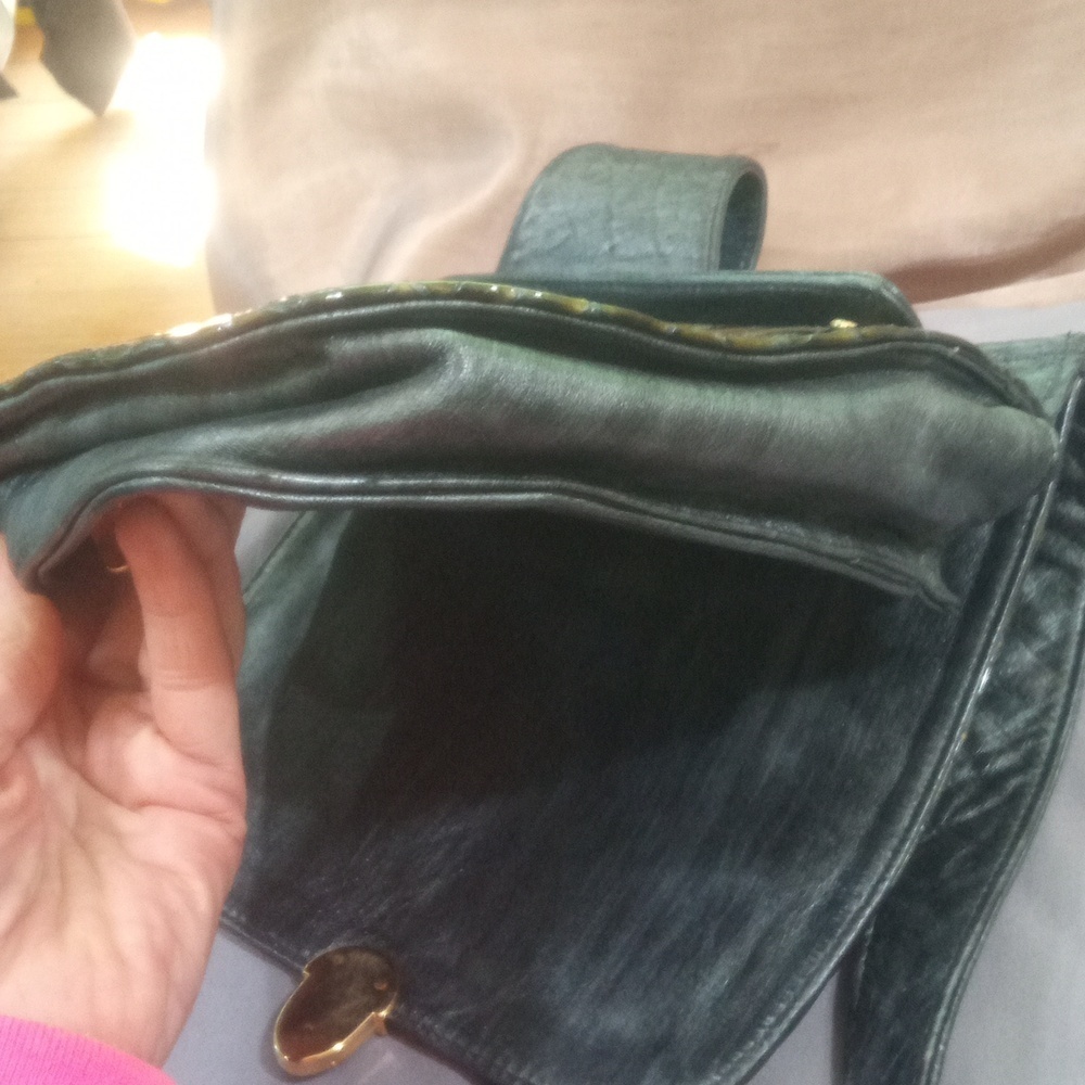 NWT leather (python?) bag - Picture 16 of 16